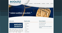 Desktop Screenshot of bogaziciavukatlik.com